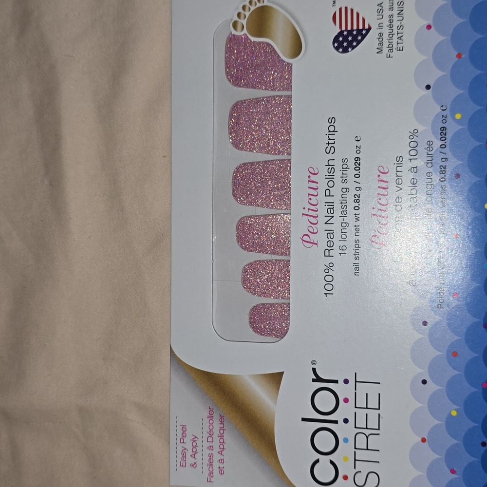 Color Street Sparkling Pink‎ Nail Strips